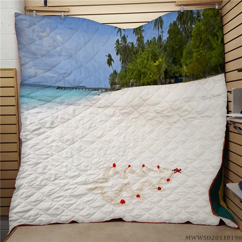 

Christmas Series Quilt 3D Creative Design Bed Set For Kids Children Bedroom Decoration Breathable Washable Soft
