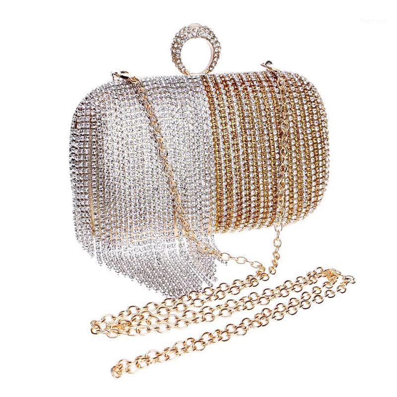 

Luxury Evening Bag For Women 2020 Diamond Clutch Bag Chain Small Wedding Shoulder Bags Party Ladies Handbags Female sac a main1, Black