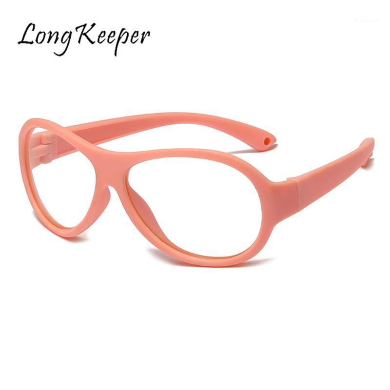 

LongKeeper Anti Blue Light Kids Glasses Children Oval Optical Frame Blocking Clear Lens Boy Girl Computer Transparent Eyeglasses1