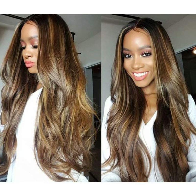 

13x4 Lace Front Human Hair Wigs Remy Brazilian Ombre 3/30/33# Thick Long Density 13x6 Lace Front Human hair Wigs For Women, 13x4 lace front wig