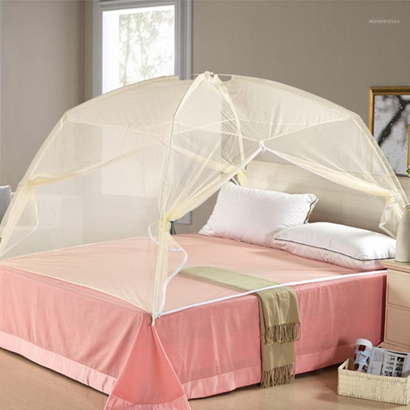 

New Cute Cartoon Child Mosquito Net Pink and Blue Color Netting Children Bracket Bed Net Infant Mongolian Yurt Mosquito Curtain1