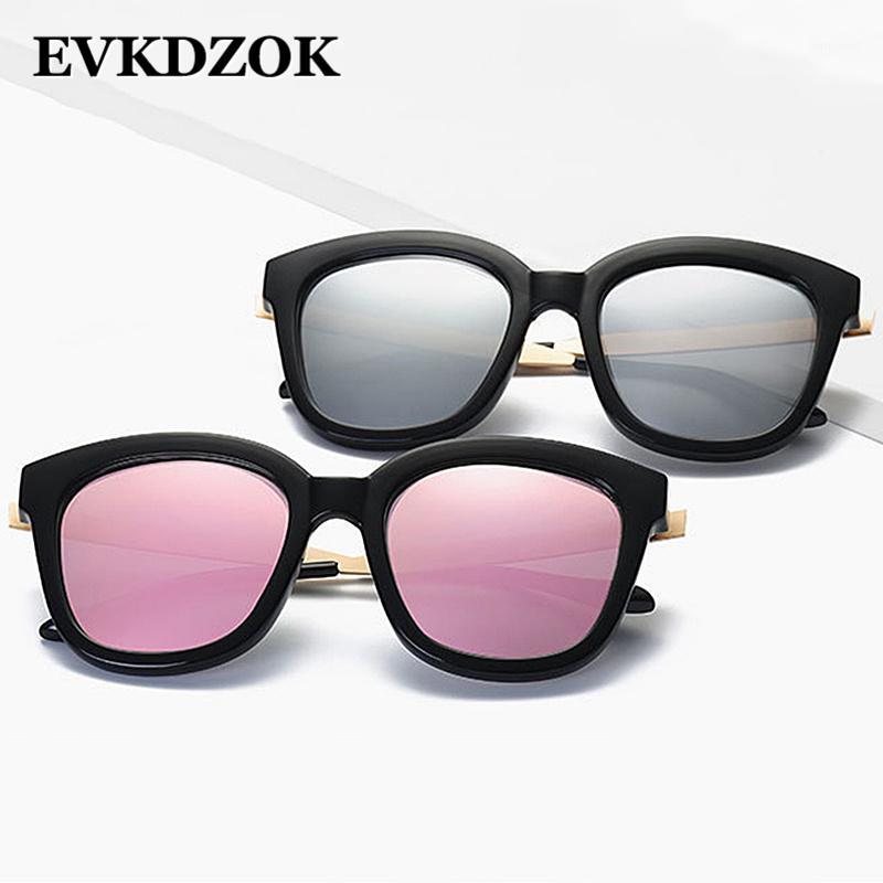 

Sunglasses 2021 Unisex Plastic + Metal Square Men Polarized Glasses For Women Driving Sun HD Eyeglasses Pink Lens P88021