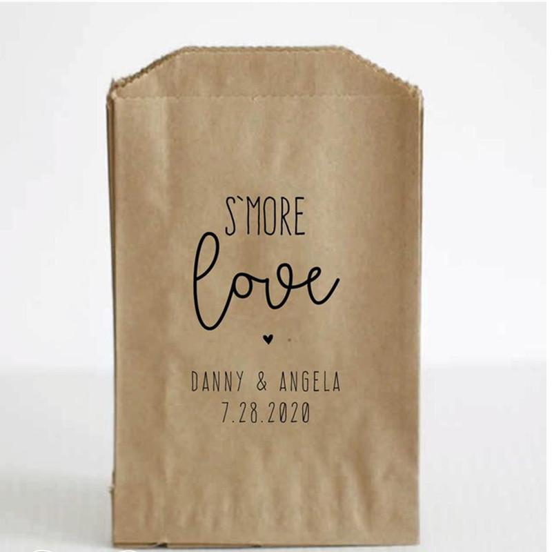 

Custom Wedding Favor Bags for S'more, S'more Wedding Favor Bags, Bags, S'More Bar Bar