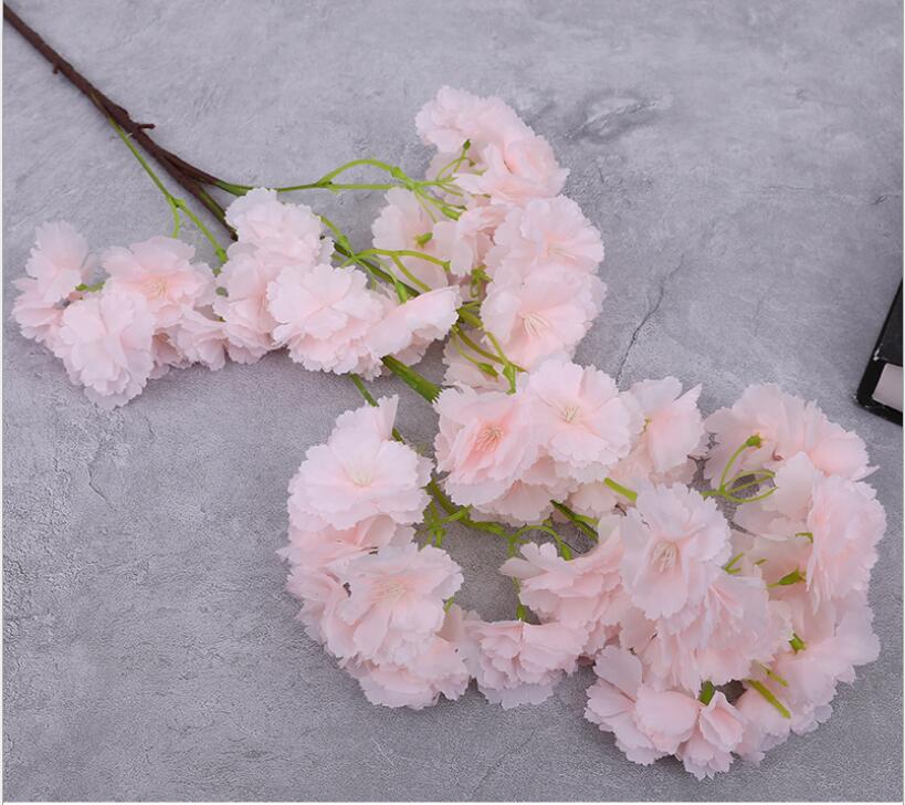 Pink imitation Decorative Flowers wedding set ceiling decoration Oncidium mist arrangement peony false Hydrangea flower-image-640940301