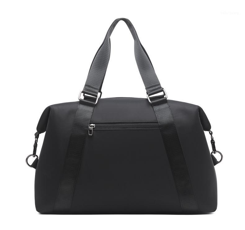 

2021 new waterproof large-capacity travel bag fitness bag portable messenger1, Black