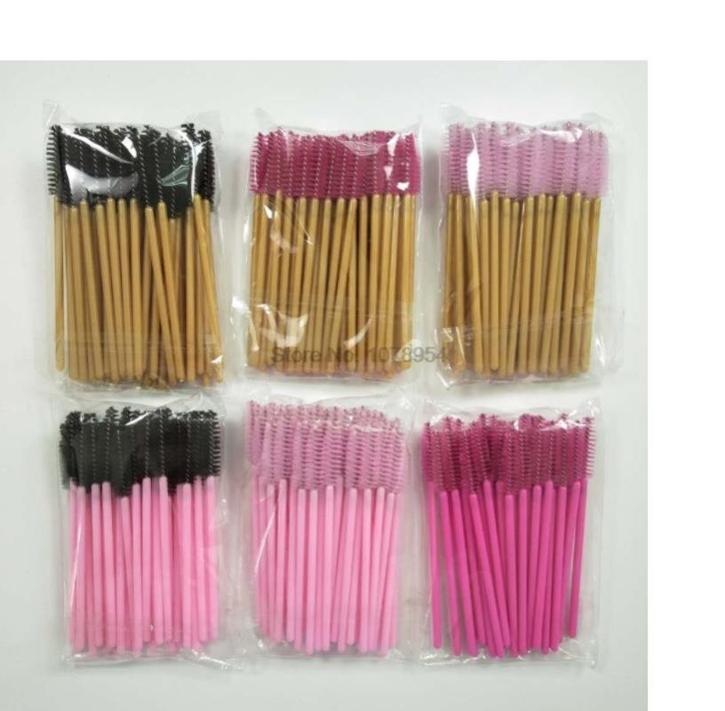 

200bags Eyelash Extension Disposable Eyebrow brush Mascara Wand Cosmetic Brushes set beauty 50pcs/bag