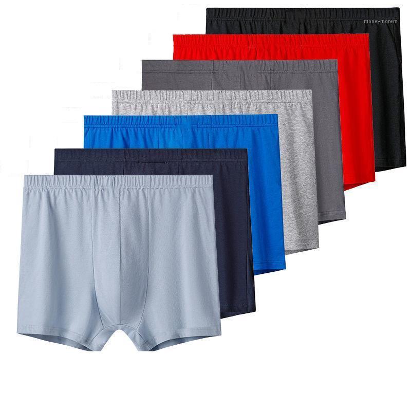 

Plus Size Underpanties Loose Boxershorts Men Breathable Family Panties of Large Sizes Comfortable Cotton Boxers For Man Lot/5PCS1, Black