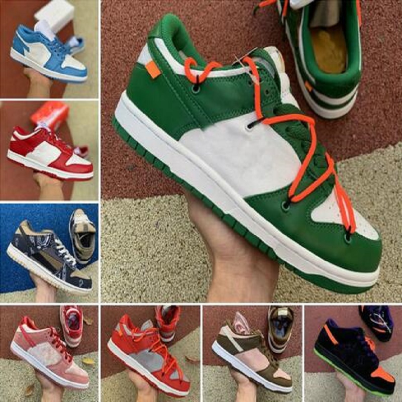 

2021 Dunky Low QS Mens Running Sports Shoes Chunky Dunky Safari Sneakers Night of Mischief Pine Green Skateboarding shoes