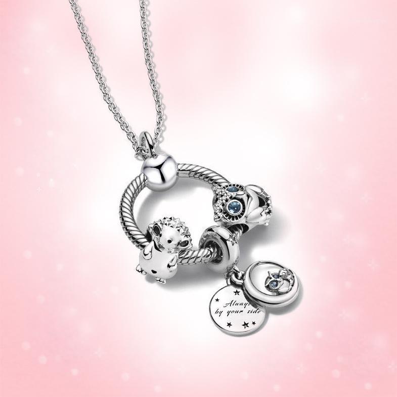 

Pendant Necklaces Buipoey Cartoon Anime Beaded Necklace For Girls Original Animal Dog Charm Fine Kids Jewelry1