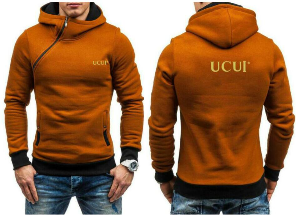 

Mens hoodie sweatshirt Luxurys Casual letter print hoodies European American style hip hop hoodies zipper Collar pullover sweathitrts 5color, Colour 3