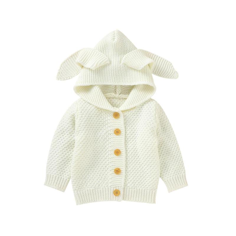 

Baby Girls Sweaters Cardigans Autumn Long Sleeve Kids Boys Knitted Jackets With Hood Winter Warm Toddler Infant Knitwear Costume, 82w739-2