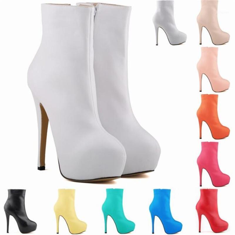 

2020 new spring autumn casual Party Women's Thin high-heeled shoes Pumps Round Toe PU 14CM heels Slip On waterproof size 35-421, Beige