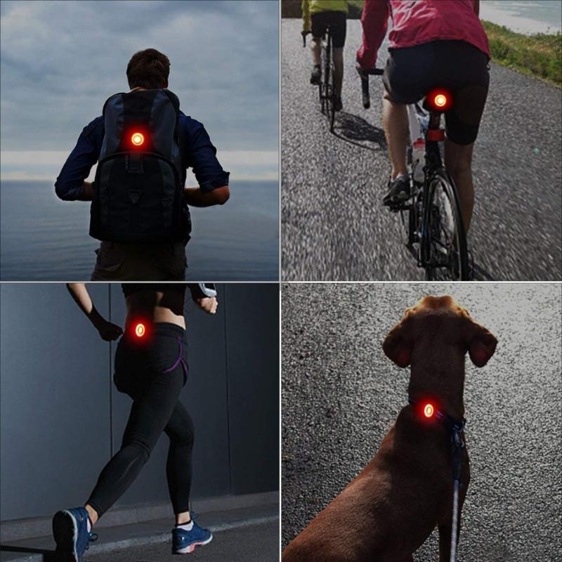 

LED Waterproof dustproof Bike Bicycle Cycling USB Fast Charge MTB Night Cycling Warning Taillight 7 Kinds Of Color