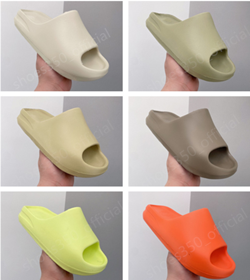 

Foam Slide Womens Designers Black MXT Moon Grey Runner Slipper Mens Outdoor Beach Casual Sandals cream clay White Pure Core Enflame Orange S