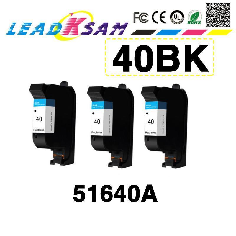 

LEADKSAM ink cartridges for 40 51640A Designjet 230 250c 330 350c 430 450c 455CA 488CA 650c 1200C Printers1