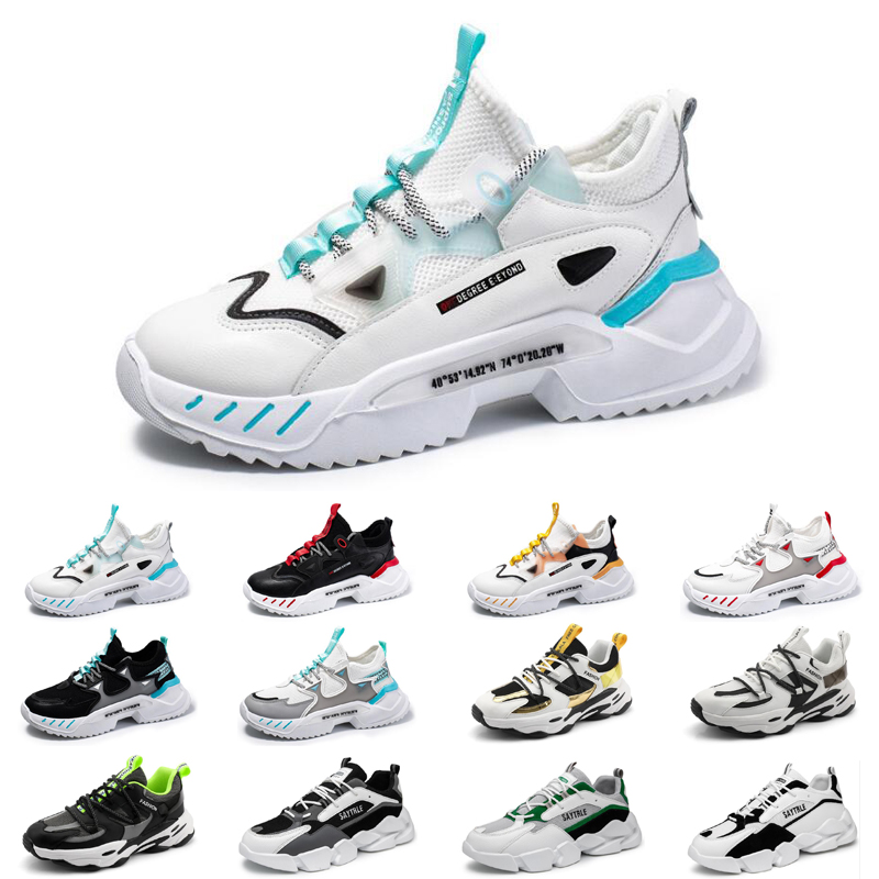 

top men running shoes Athletic black white outdoor breathable mens trainers sports sneakers runners size 39-44, #2