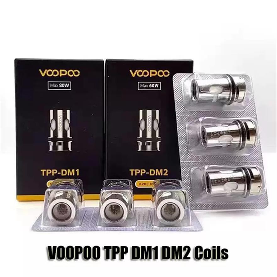 

Original VOOPOO TPP Mesh Coil 0.15ohm DM1 0.2ohm DM2 Coils TPP-DM2 TPP-DM1 Replacement Core Head For Drag 3 Kit a30