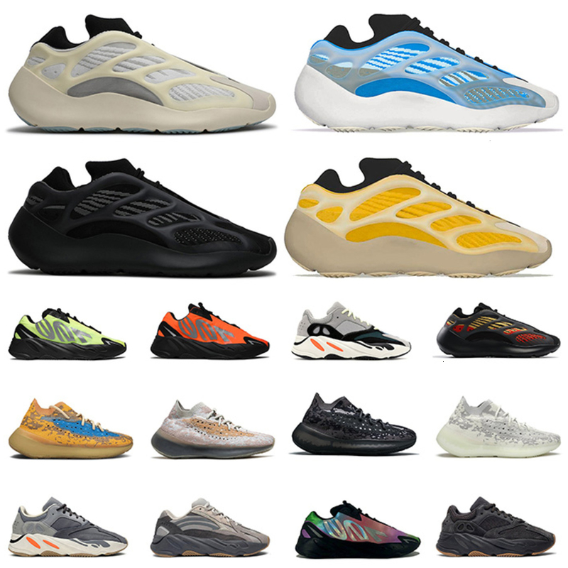 

New Release Kanye West MNVN Mens Running shoes Pepper Azareth Static Azael Alien womens trainers 380 sports sneakers 700 V3, Box fees etc