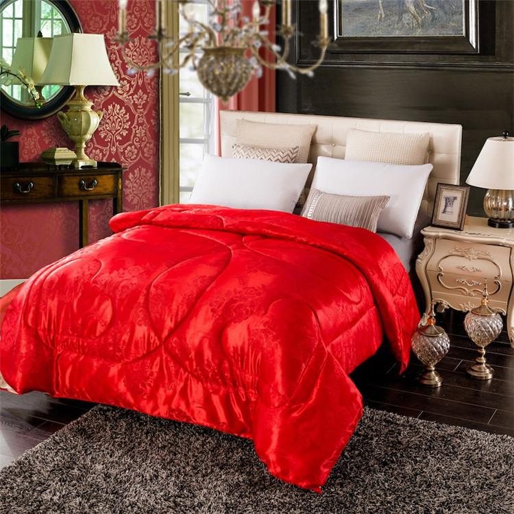 

Super  Sizes Silk Comforters High Grade Home Chinese Silk Quilts 100%Silk Filled Blankets Comfortable Hot Sales, Orange