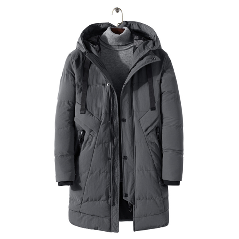 

2021 Winter New Men's Casual Korean Style Warm Jacket Jaqueta Casaco Masculino Erkek Giyim Fashion Abrigo Casaca Kaban Big Size, Black