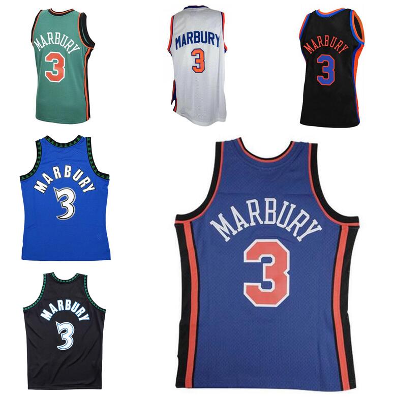 

Stitched classic retro jersey Stephon Marbury Mitchell and Ness 1996-97 97-98 05-06 Basketball jerseys Men women youth S-6XL, Stitched jersey