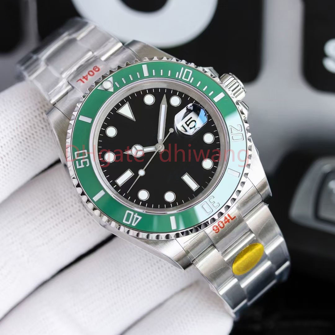 

Men watch N Factory V11 edition ETA 3235 Sapphire Ceramic diving luminous Automatic Wristwatch waterproof 10ATM sport 904L stainless steel Orologi di lusso, New green