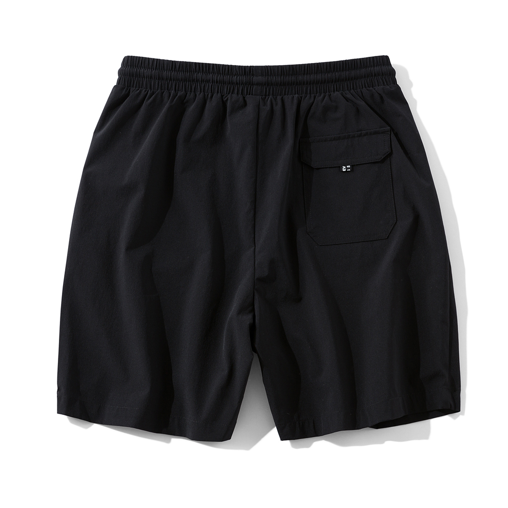 

2021 New Solid M-8xl Summer of Men Male Cotton Shorts Homme Large Boardshorts K304 H2X6, Black