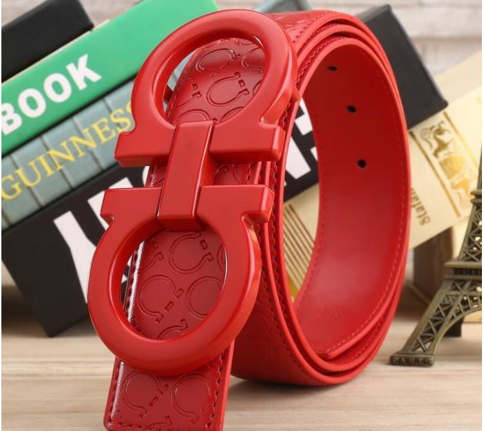 

Big large buckle genuine leather belt with box designer belts men women high quality new mens belts luxury belt free shipping, Blue;purple