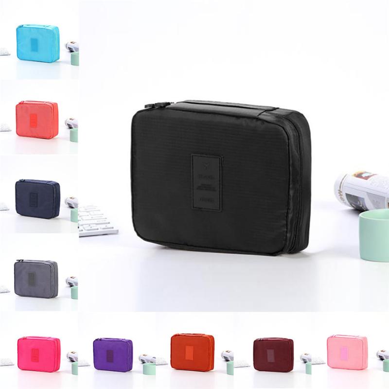 

Travel Cosmetic Storage Bag 1PC Portable Oxford Cloth Makeup Toiletry Wash Case Organizer Pouch Storage Hanging Bag D31#40