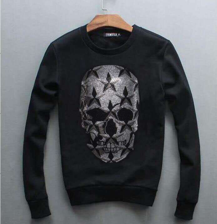 

2021 Male Oversized Streetwear Hip Hop Lovers Sweatshirt Autumn Strass Z2nj, The shown