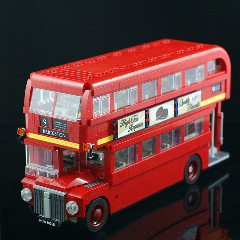 

In stock 21045 1686pcs Creator City Series London Bus Building Building Blocks Bricks Toys Comptible 10258
