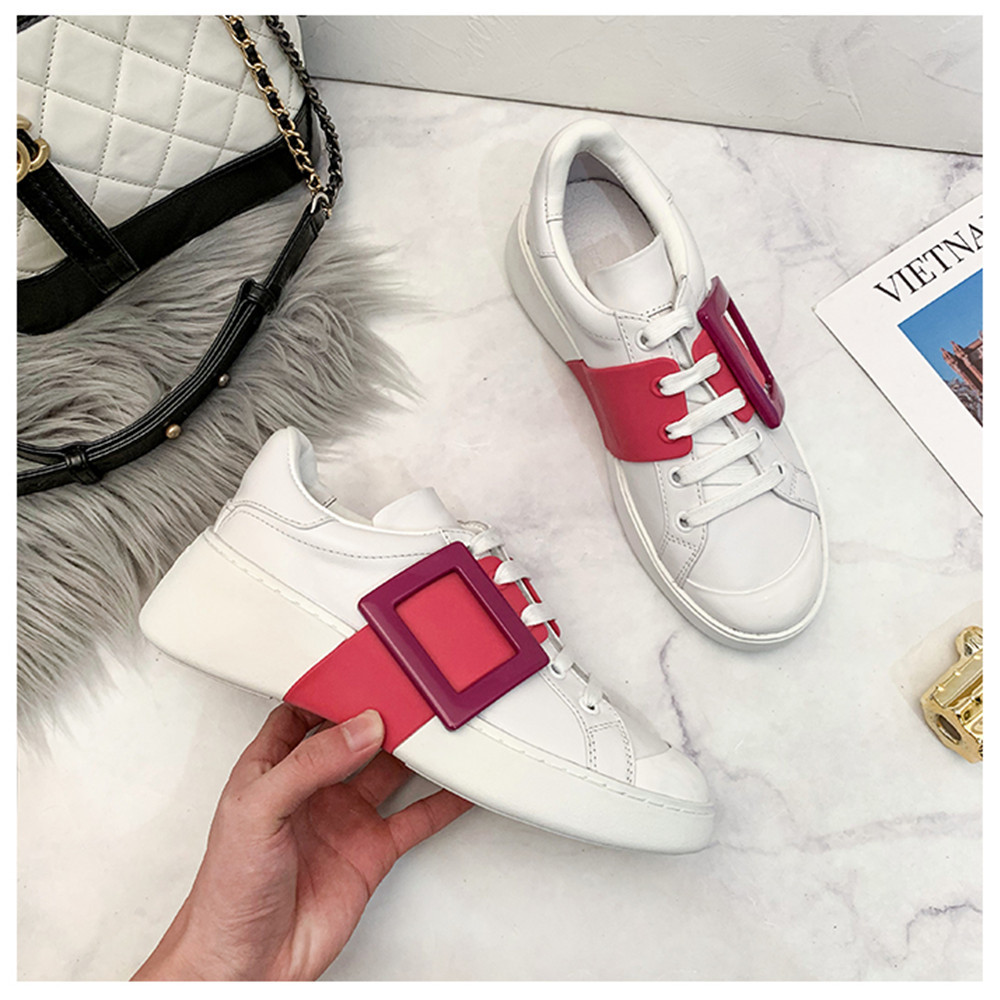 

2021 The New New Leather Women's Shoes Hthn