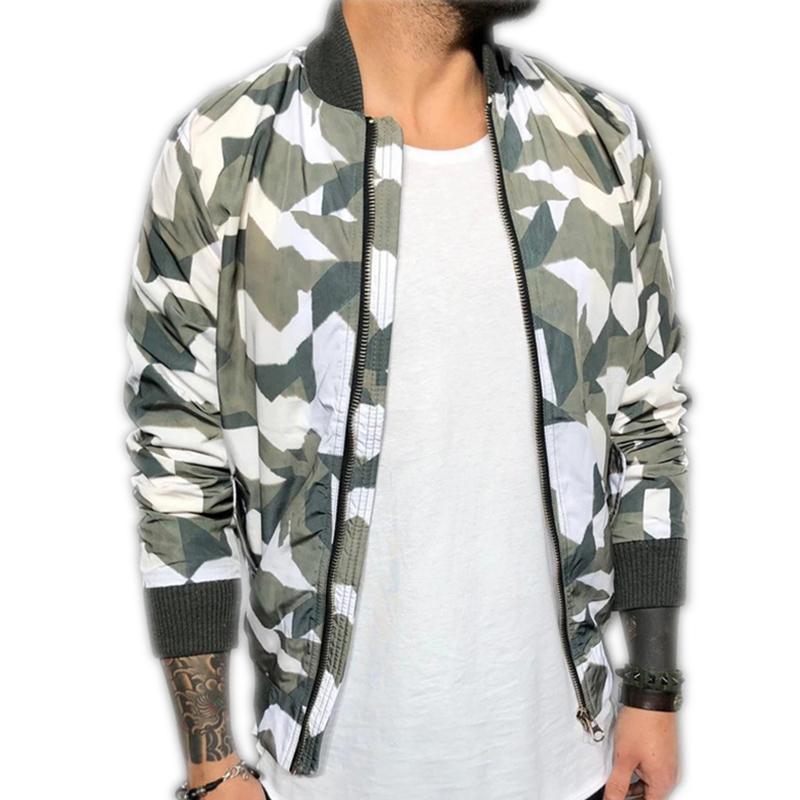 

gyms Fitness Men Jacket Casual Male Trend Tops Vintage Camouflage Casual Quick drying jacket men Zipper Bodybuilding Sweatshirt, Gray camouflage
