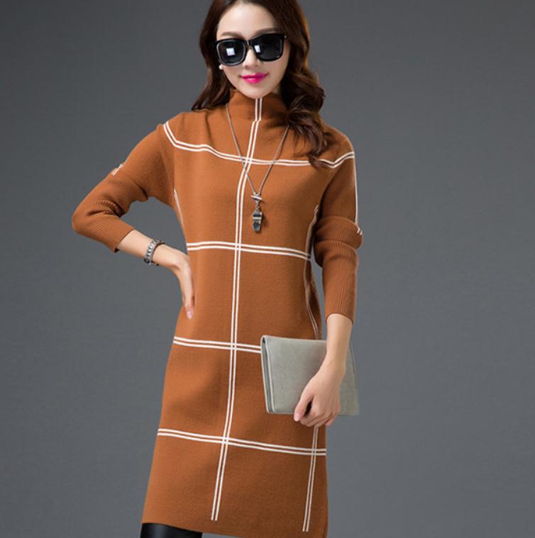 

2021 spring and autumn winter with New style fashion Long sleeve Women' Sweater coat@296, Red