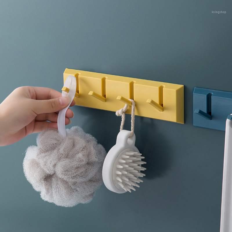 

Household Plastic Hook Self-Adhesive Wall-Mounted Clothing Rack Foldable Coat Bag Door Hooks Wall Decoration Hook 0.06KG1