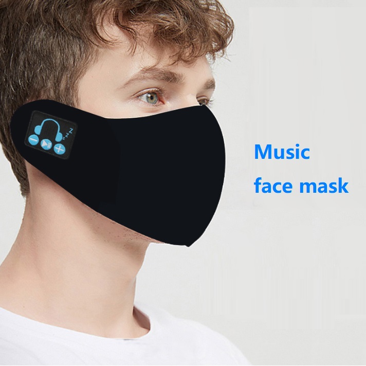 

Bluetooth Earphone Music Player Washable Fabric Face Mask Insert Filter