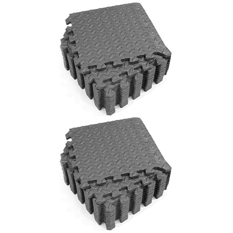 

24Pcs Mats and Home Gym Floor Foam Floor Mats Exercise Mat Mafor Floors Foam Flooring Tiles Black