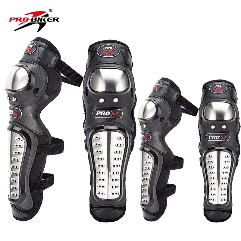 

Motorcycle long knee Pad Elbow Protector motorbike racing thick Stainless steel protective gear Protection armor