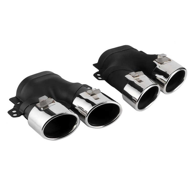 

Exhaust Pipe End Tail Throat Quad Exhaust Tips Fit for - C43 W205 S205 C205 A205 Facelift 2020+ Inlet Outlet Tip