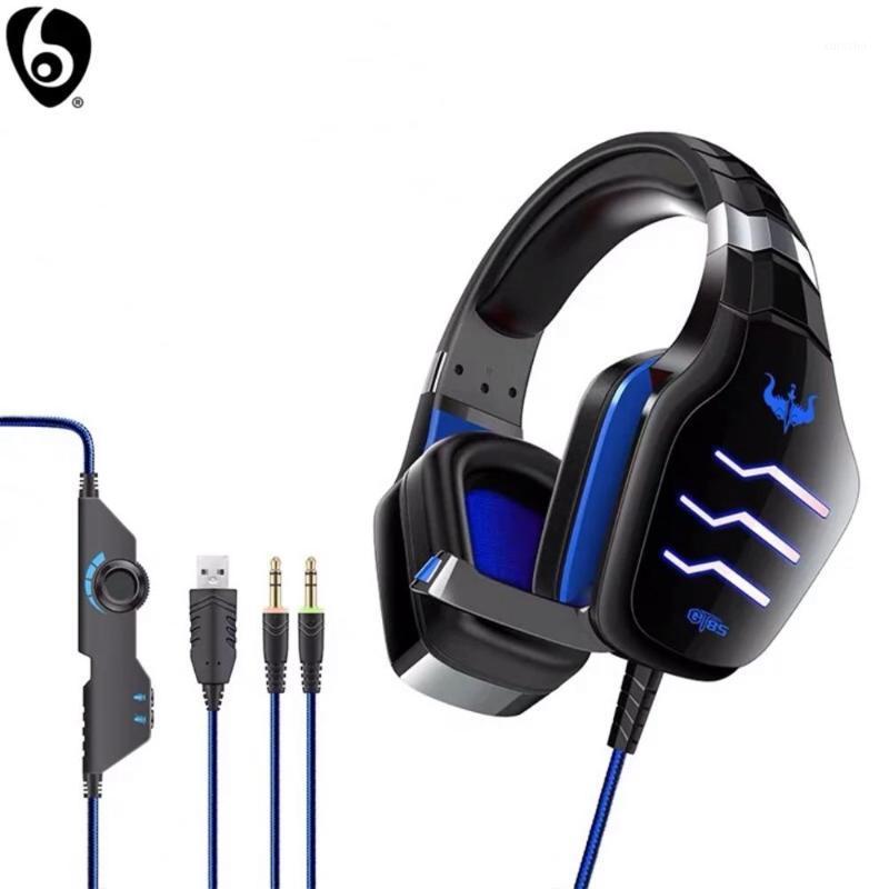 

OVLENG GT85 Wired Gaming Headset E-sports with Microphone LED Stereo Surrounded HiFi Headset for PC Laptop High Quality1