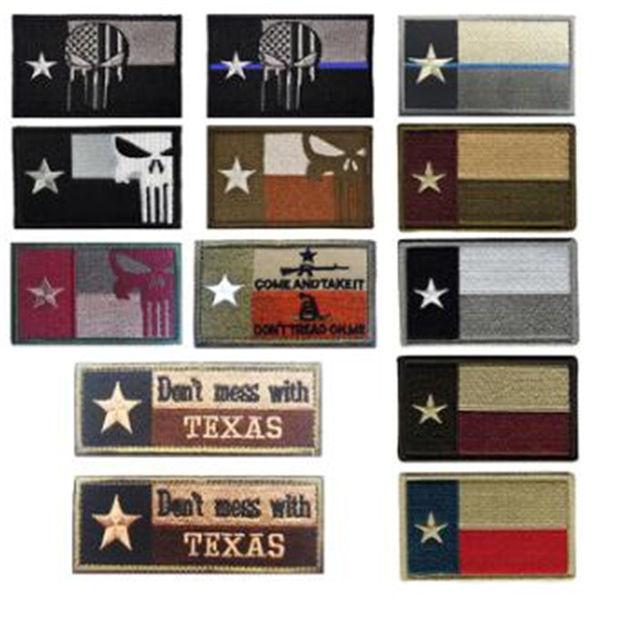 

Don'T Mess With Texas Tx State Flag Usa Army Tactical Forest Patch Embroidered Patches Tactical Badges