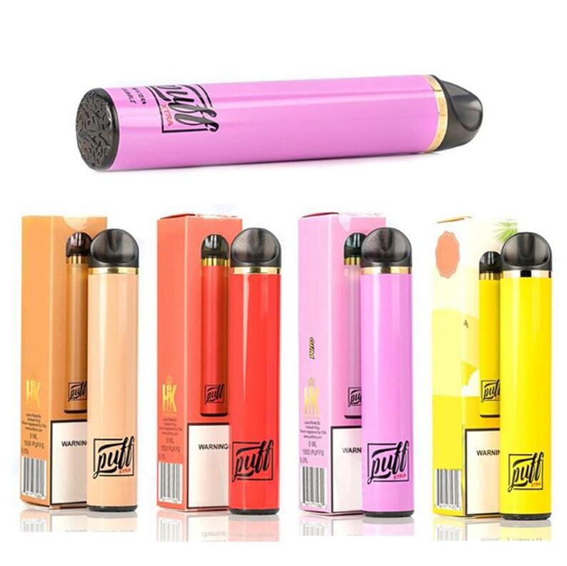 

IN S TOCK 1500 Puffs Disposable Vape Puff Xtra 5ML Vapor Pod Electronic Cigarette Puff Vaporizer Pen Puff bar pius bang xxl