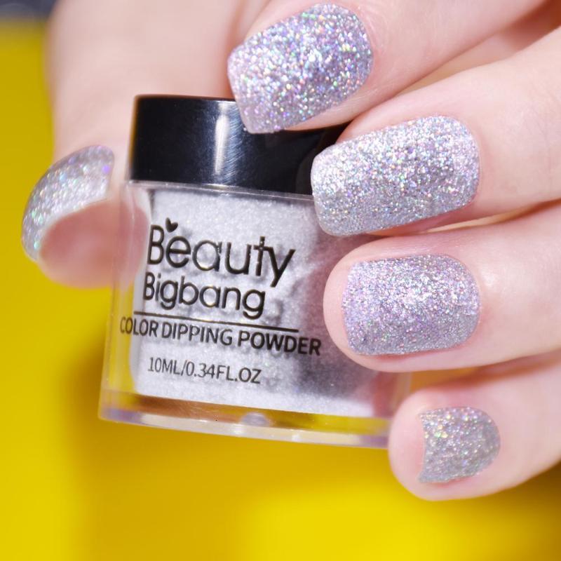 

1Box Shining BEAUTYBIGBANG Dust Nail Art Glitter Decoration Pigment Powder Chrome Sequin Gold Laser Silver Polish Manicure Tool