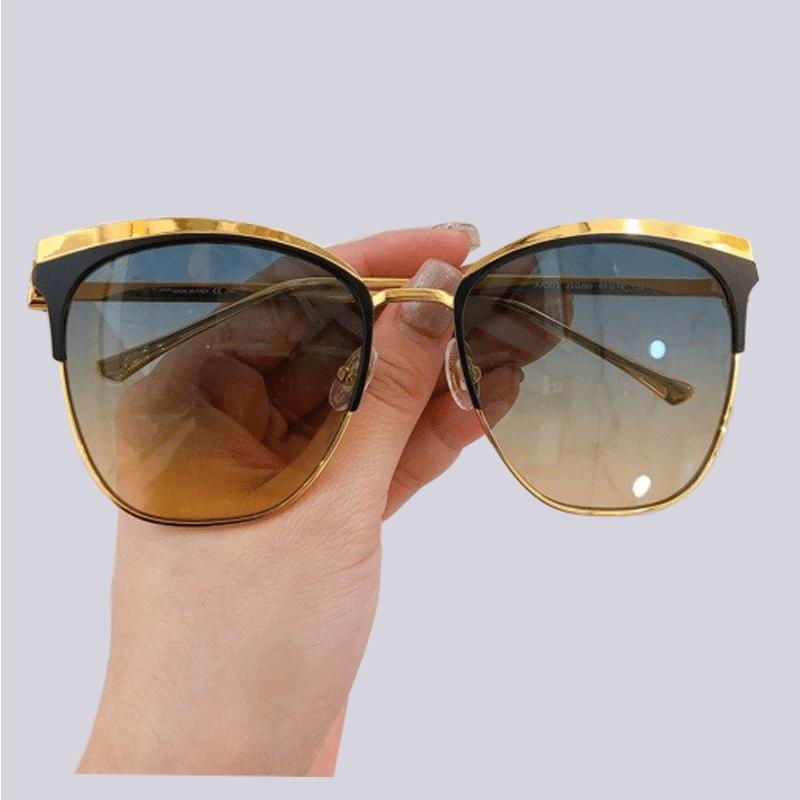 

Brand Designer Cat Eye Sunglasses Men Women Luxury Metal Sun Glasses Classic Retro Anti Reflective Sun Glasses