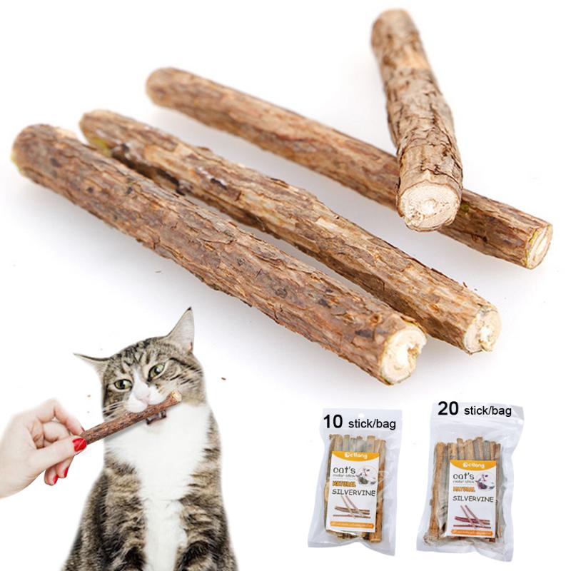 

10/20pcs Interactive Cat Toy Pure Natural Catnip Stick For Cats Kitten Favor Toothpaste Toys Teeth Cleaning Snack Sticks