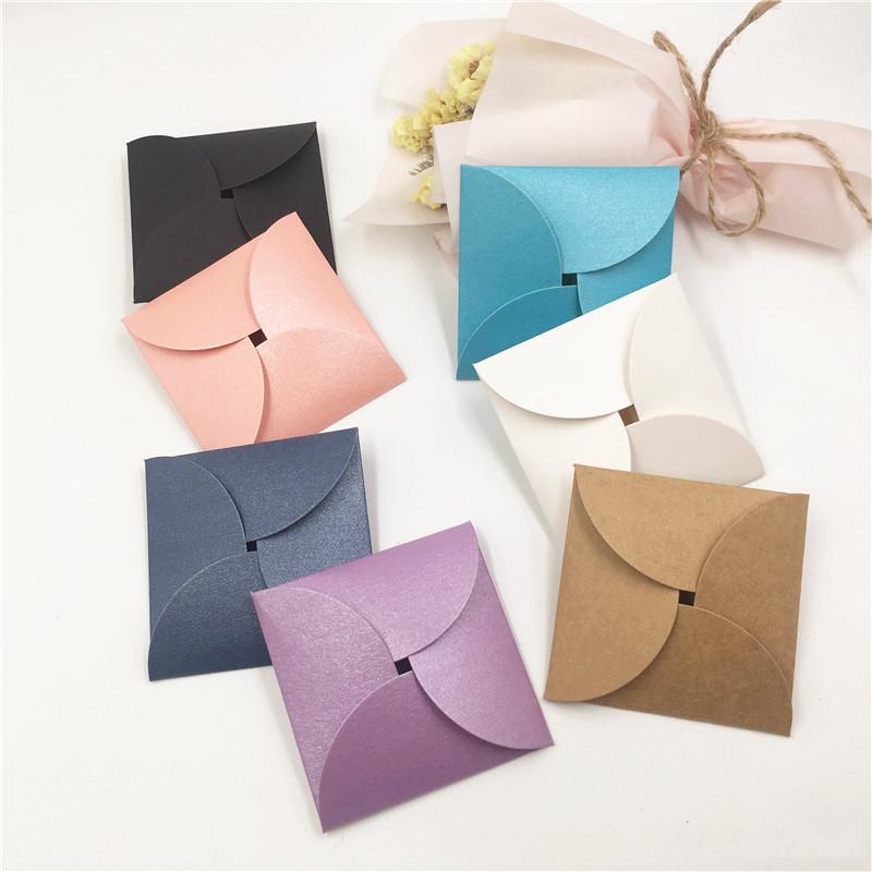

20Pcs Retro Kraft Paper Greetings Cards Packing Jewelry Gifts Square Blank Cards For DIY Party Wedding Decoration Supplies