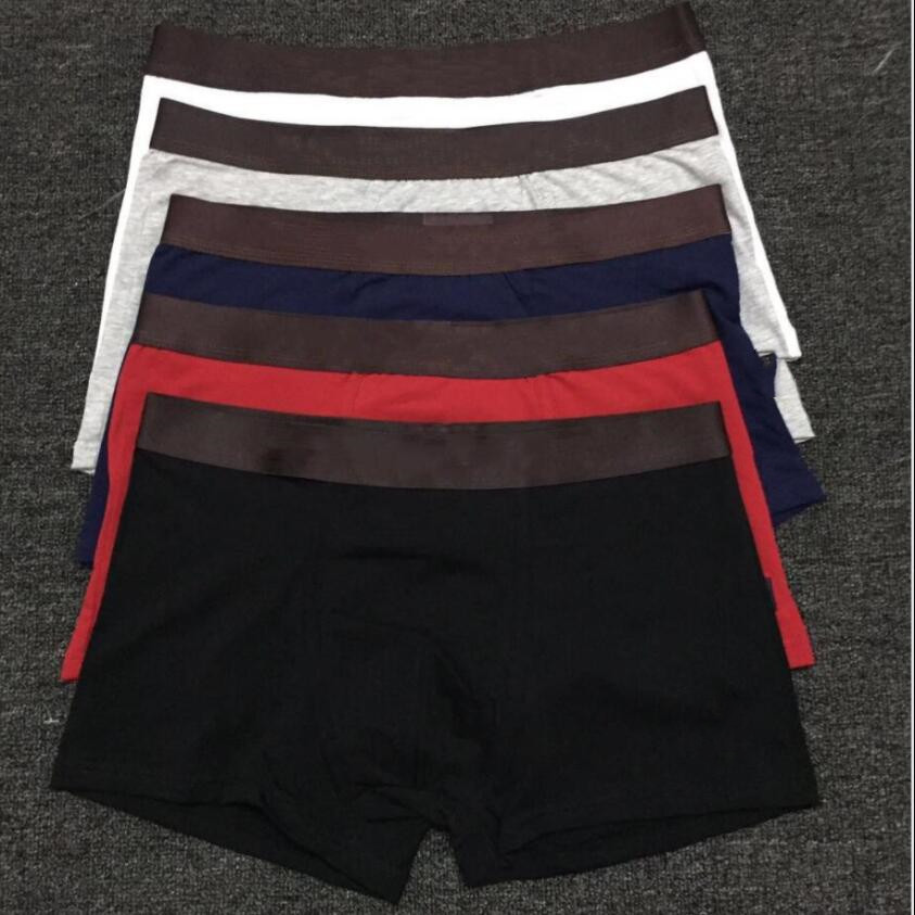 

Fashion Mens Underwear Boxers Brief Shorts Cotton Men's Vintage Sexy Underwear Casual Shorts Breathable Adult Male Gay Boxer, Red