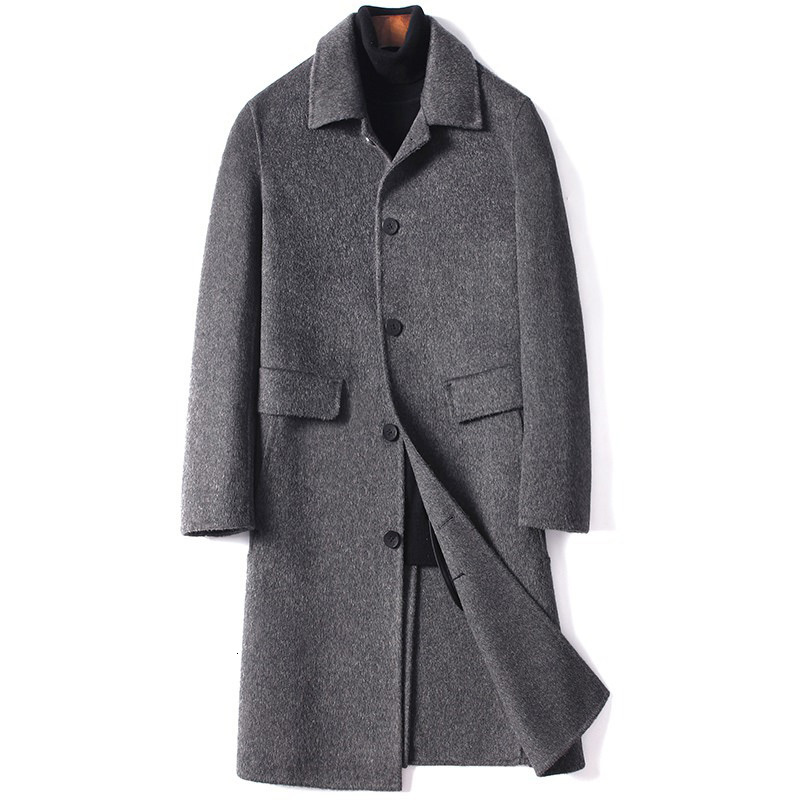 

Quality 2021 Men's Jacket Winter Wool Coat Coats 5B6X, Black