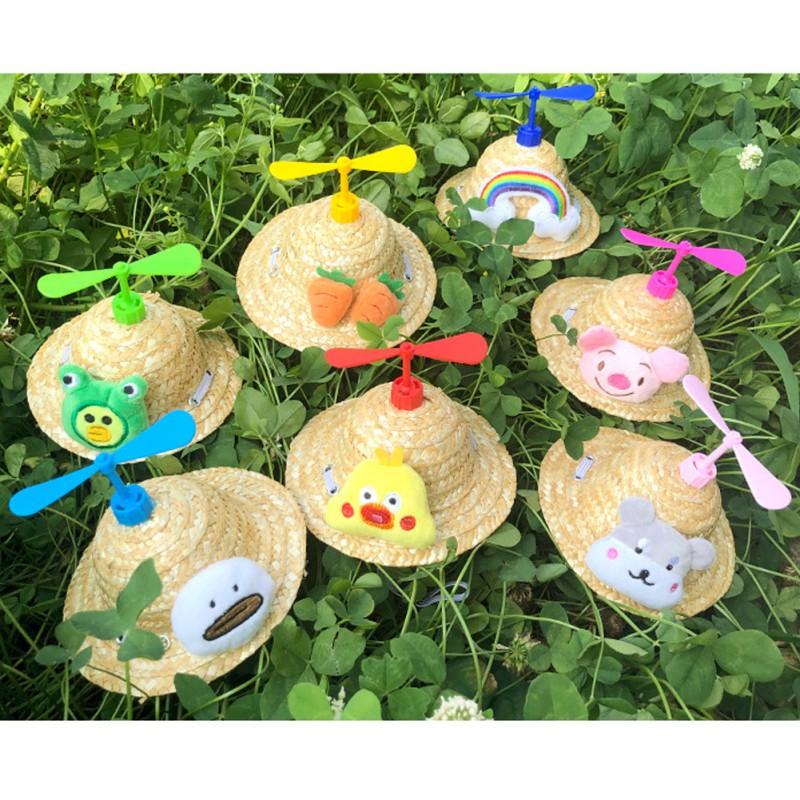 

Props Cute Bamboo Dragonfly Dog Hat Pet Supplies Creative Dog Hat Pet Decoration Small And Medium Dogs Cats Photography
