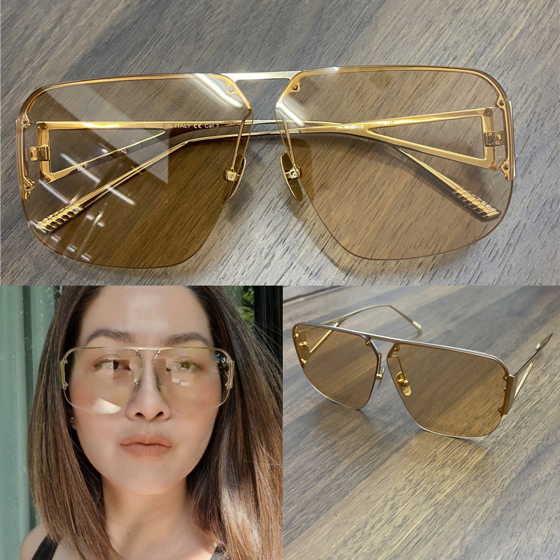 

luxury Designer sunglasses for women special sunglasses mens metal retro rimless womens frameless glasses Stylish frames oversized sun glasses UV 400 lens